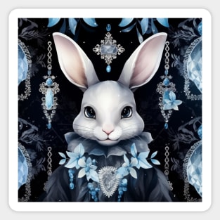 White rabbit Sticker